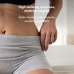 Frida Mom Postpartum Disposable Underwear, Microfiber Boyshort Cut Underwear - Size Regular (8ct) Grey 🍁 All In One Marketplace Canada
