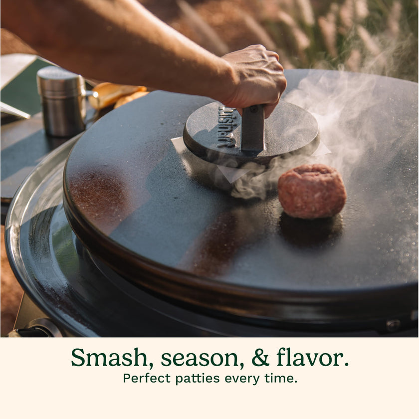 Cuisinart Smash Burger Press, Cast Iron, Heat Resistant Handle (CISB-111C) 🍁 All In One Marketplace Canada
