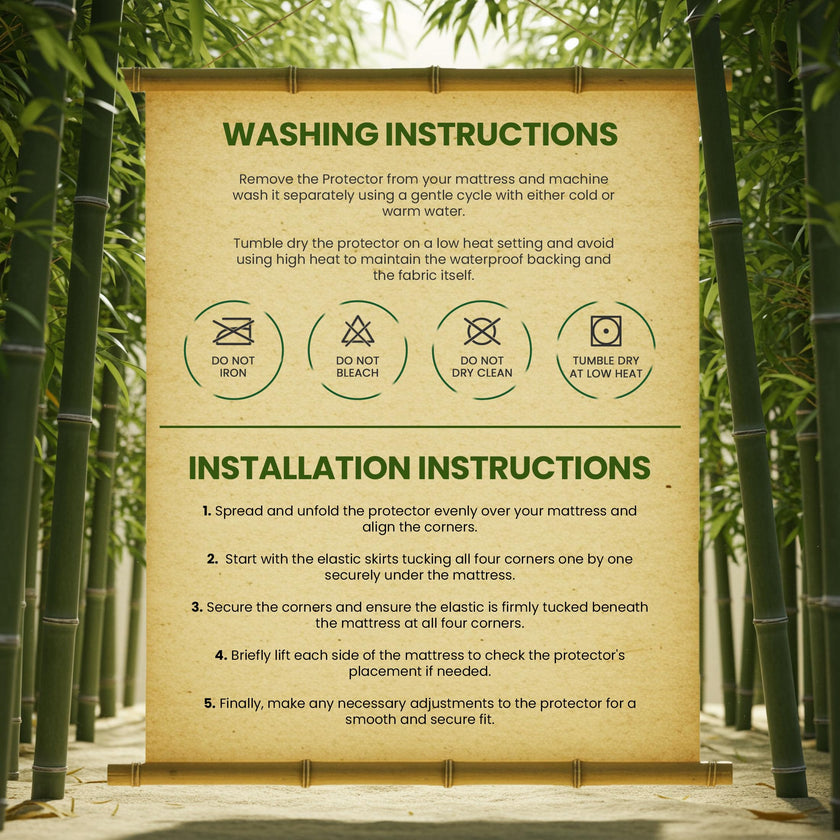 Utopia Bedding Waterproof Mattress Protector Full/Double Size, Bamboo Viscose Mattress Cover 200 GSM, Fits 15 Inches Deep, Breathable, Fitted Style with Stretchable Pockets 🍁 All In One Marketplace Canada