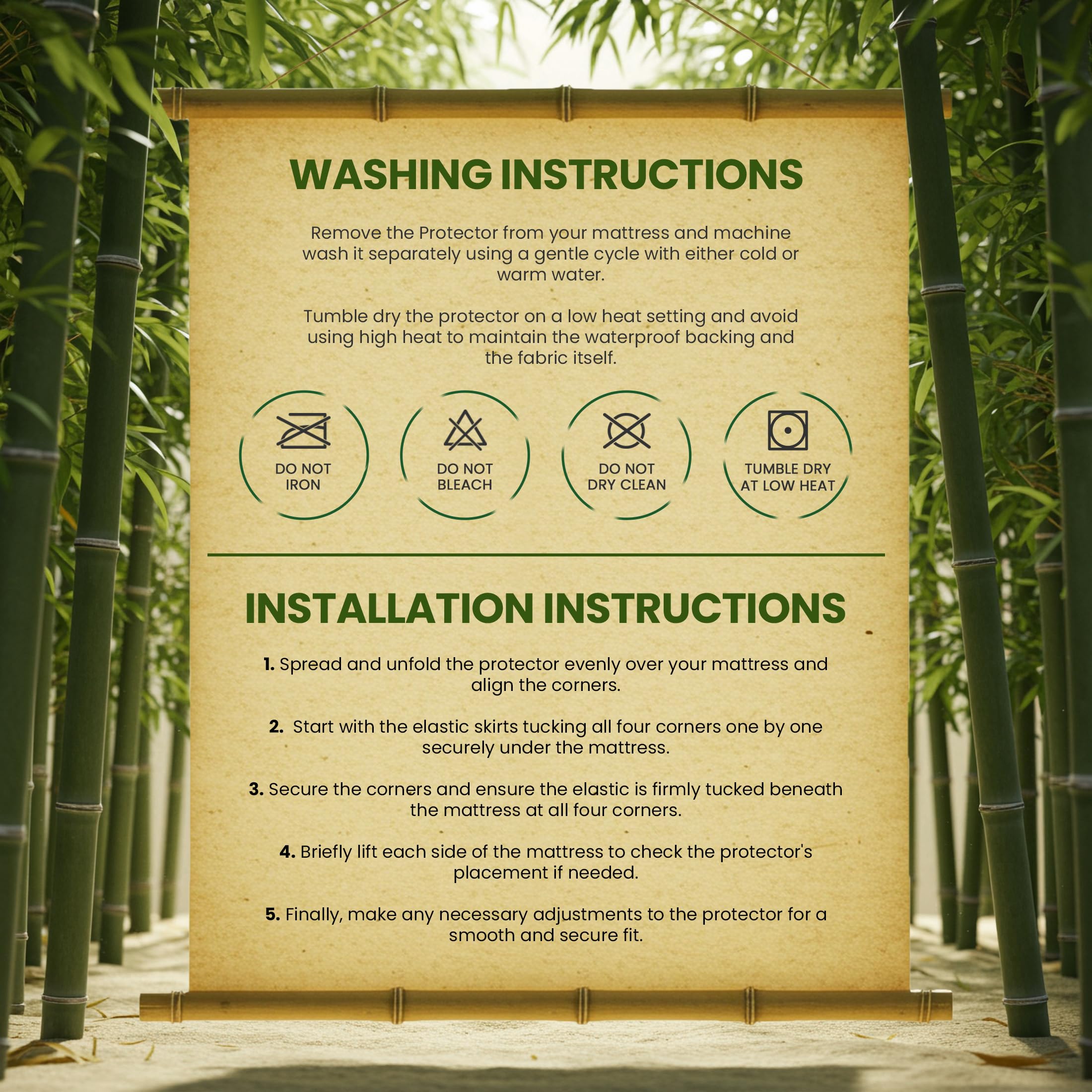 Utopia Bedding Waterproof Mattress Protector Twin Size, Bamboo Viscose Mattress Cover 200 GSM, Fits 15 Inches Deep, Breathable, Fitted Style with Stretchable Pockets 🍁 All In One Marketplace Canada