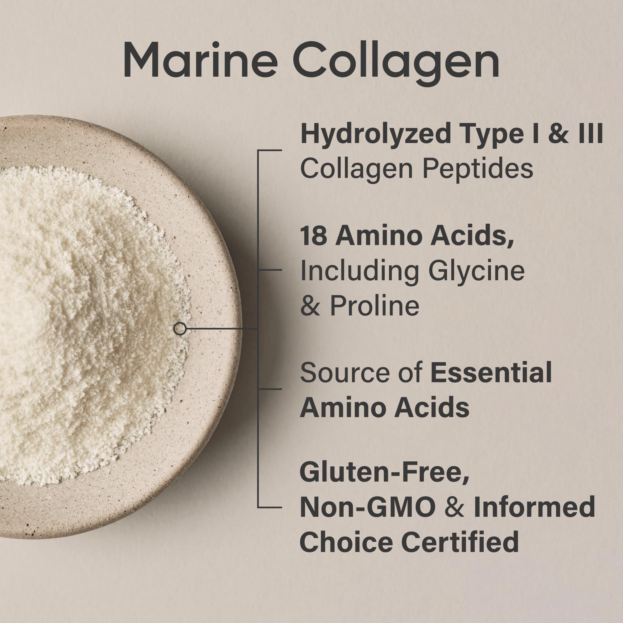 Sports Research® Marine Collagen Peptides Powder - Sourced from Wild-Caught Fish, Pescatarian Friendly, Keto Certified & Non-GMO Verified - Easy to Mix in Water or Juice! (34 Servings) 🍁 All In One Marketplace Canada