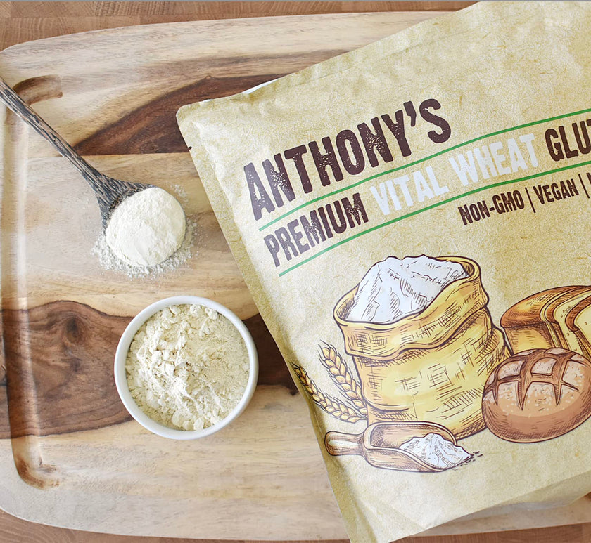 Anthony's Vital Wheat Gluten Powder, Non GMO, Vegan, High Protein, 1.81 Kilogram (Pack of 1) 🍁 All In One Marketplace Canada