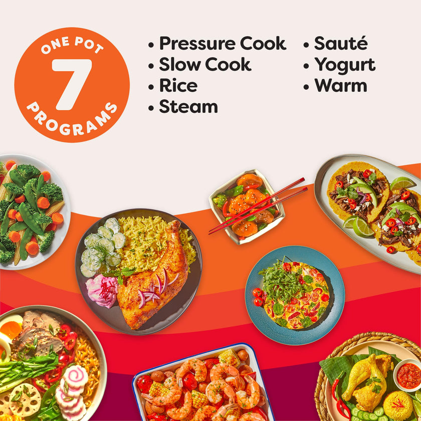 Instant Pot Duo 7-in-1 Electric Pressure Cooker, Slow Cooker, Rice Cooker, Steamer, Saute, Yogurt Maker, Warmer & Sterilizer, Includes App With Over 800 Recipes, Stainless Steel, 6 Quart 🍁 All In One Marketplace Canada