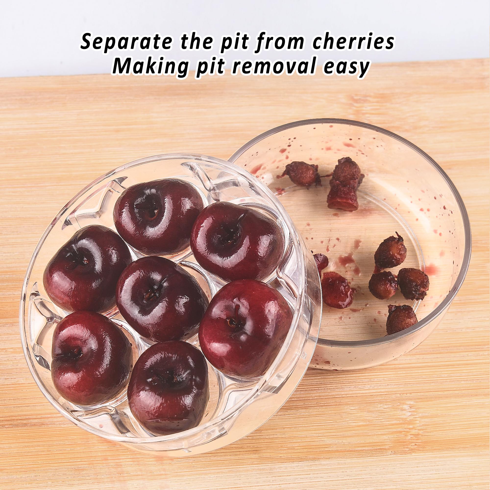 Cherry Pitter - Makmzoon Multi Cherries Corer Stainless Steel Pitter Tool Making Cherry Jam - 7 Cherries 🍁 All In One Marketplace Canada