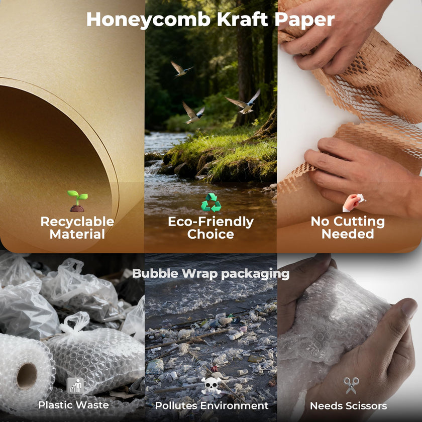 Tera Honeycomb Packing Paper Eco-friendly: 12
