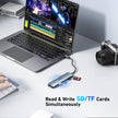 BENFEI 7-in-1 USB C Hub with HDMI(4K@60Hz), 2 USB-A, 1 USB-C Data, 100W Charge, SD/TF Card Reader, Silicone Tangle-Free Cable Compatible with MacBook Pro/Air, iPad Pro, iMac, iPhone 15 Pro/Pro Max 🍁 All In One Marketplace Canada