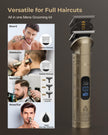 VGRPRO Hair Clippers for Men Professional, Cordless Hair Clippers for Hair Cutting, Mens Clippers and Trimmers Set, Electric Hair Trimmer for Men with Package Case (Gloden) 🍁 All In One Marketplace Canada