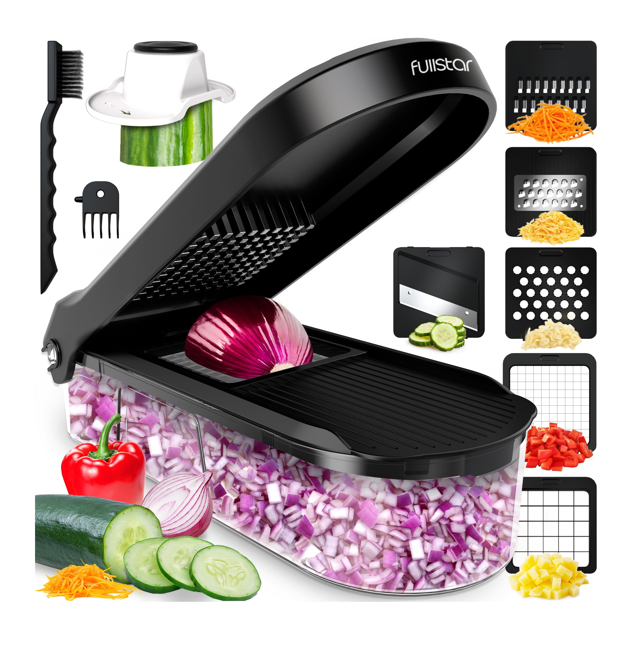 Fullstar Pro Core - Vegetable Chopper & Mandoline Slicer - 6 Blades 🍁 All In One Marketplace Canada