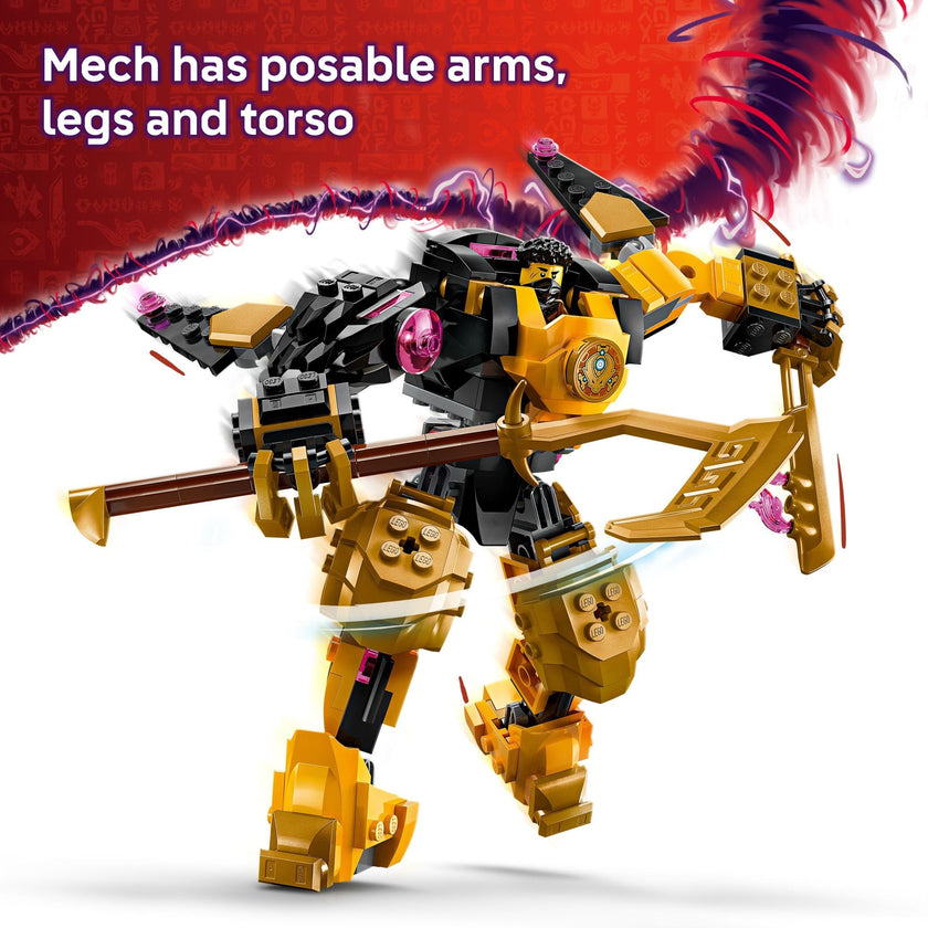 LEGO NINJAGO Arin’s Spinjitzu Battle Mech Building Toy - Ninja Building Set for Kids, Ages 7+ - with Arin, Baby Ryu, & Villain Minifigures - Gift Idea for Boys, Girls, & Dragons Rising Fans - 71839 🍁 All In One Marketplace Canada