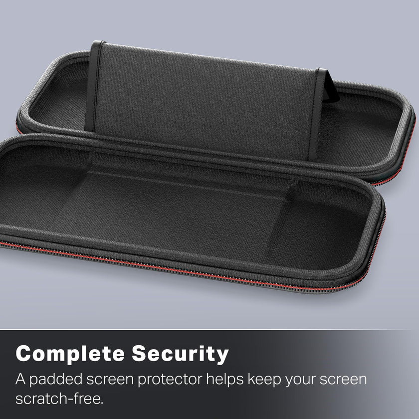 PowerA Slim Case for Nintendo Switch 2 - Dark Heather Grey, Officially Licensed, Protective Case, Holds 10 Game Cards, Padded Screen Protector, Built-in Play Stand 🍁 All In One Marketplace Canada