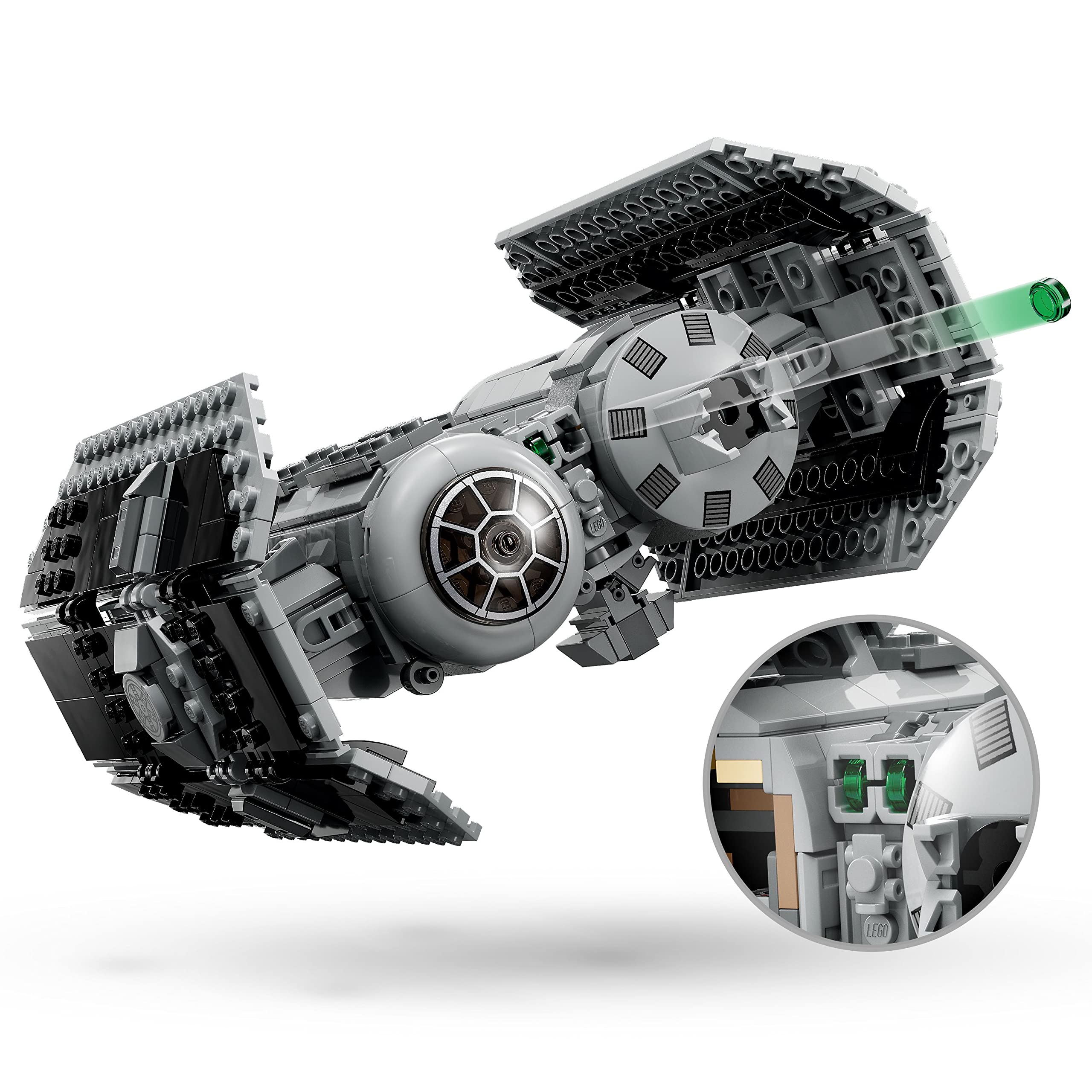 LEGO Star Wars TIE Bomber Model Building Kit, Star Wars Toy Starfighter with Gonk Droid Figure, Darth Vader Minifigure and Lightsaber, Collectible Star Wars Gift for 9 Year Olds, 75347 🍁 All In One Marketplace Canada