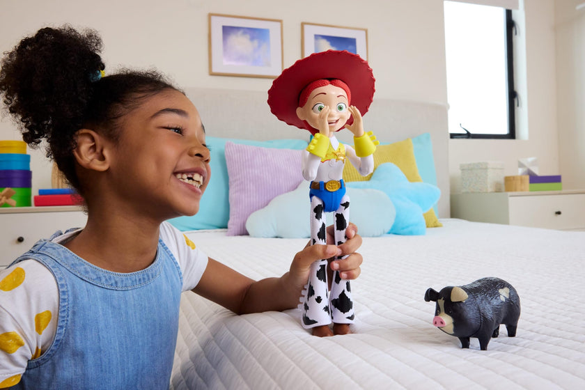 Mattel Disney and Pixar Toy Story 5 Critter Talk Jessie, 12 Inch Posable Action Figure Toy & Jimmy Dean, 35 Plus Movie Sounds & Phrases 🍁 All In One Marketplace Canada