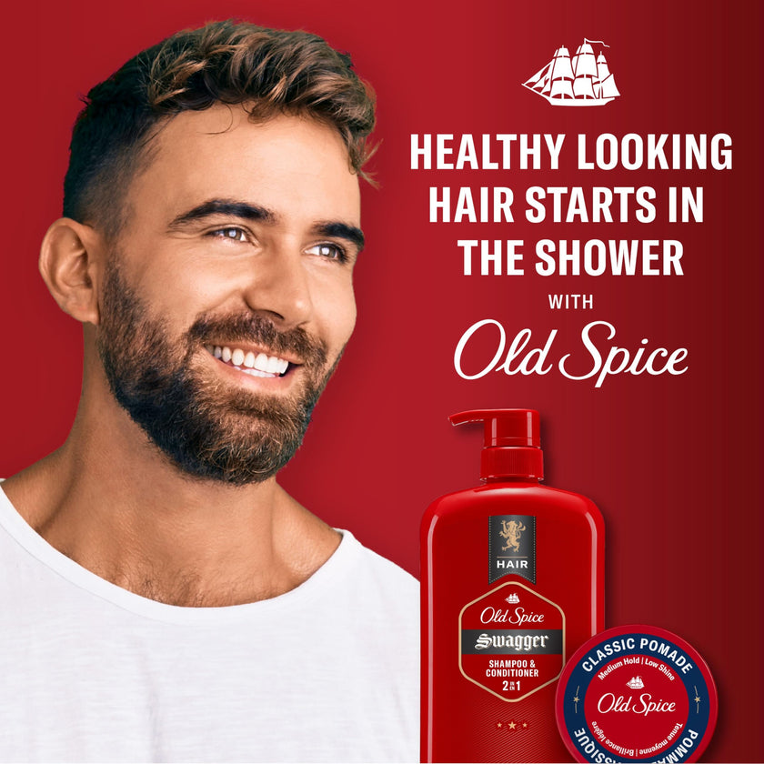 Old Spice Swagger 2in1 Shampoo and Conditioner for Men, Twin Pack, 1.73 L Total (865 mL Each) 🍁 All In One Marketplace Canada
