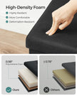 SONGMICS 110 cm Folding Storage Ottoman Bench, Padded Seat 🍁 All In One Marketplace Canada