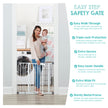 Regalo Easy Step 38.5-Inch (97.75cm) Extra Wide Baby Gate, Award Winning Brand, Includes 6-Inch (15.25cm) Extension Kit, 4 Pack Pressure Mount Kit and 4 Pack Wall Mount Kit 🍁 All In One Marketplace Canada