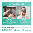 MyHalos® Microwave Activated Moist Heat Eye Compress for Dry Eyes and Stye Treatment - Heated Eye Mask for Dry Eyes -Our Dry Eye Therapy Mask Relives Blepharitis & Pink Eye -Warm Compress for Eyes 🍁 All In One Marketplace Canada