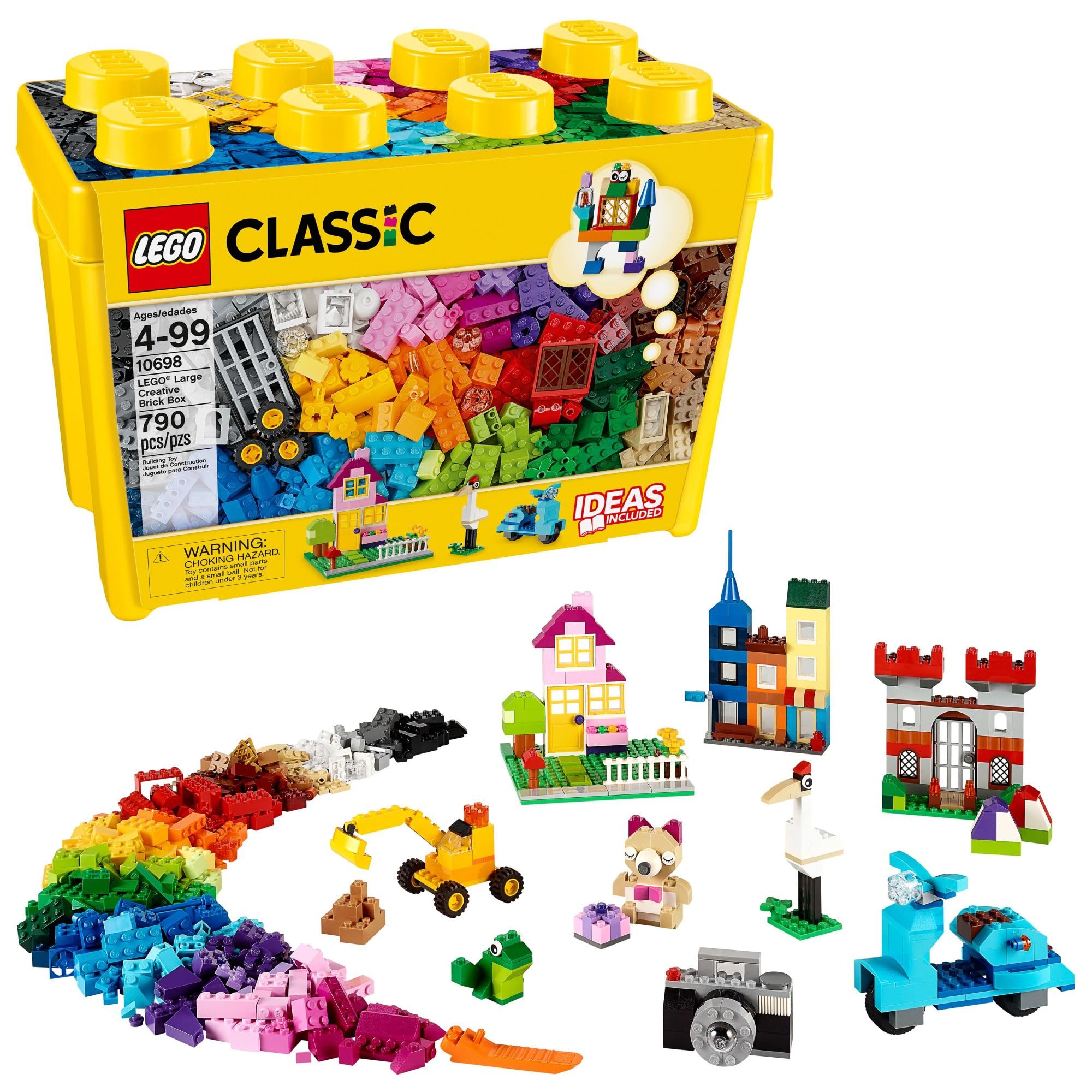 LEGO Classic Large Creative Brick Box 10698 Building Toy Set, Toy Storage Solution for Home or Classrooms, Interactive Building Toy for Kids, Boys, and Girls 🍁 All In One Marketplace Canada