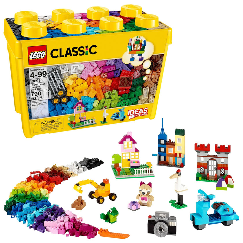 LEGO Classic Large Creative Brick Box 10698 Building Toy Set, Toy Storage Solution for Home or Classrooms, Interactive Building Toy for Kids, Boys, and Girls 🍁 All In One Marketplace Canada
