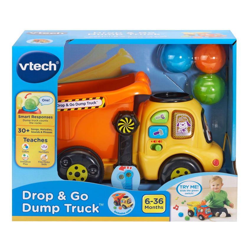 VTech Drop & Go Dump Truck - Orange 🍁 All In One Marketplace Canada