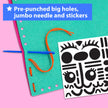 KRAFUN My First Sewing Kit for Kids Age 5+ Beginner Art & Craft, Includes 7 Easy Projects Dolls, Pillows, Bag, Instruction & Plush Felt Materials for Learn to Sew, Embroidery Skills 🍁 All In One Marketplace Canada