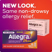Allegra 24 Hour Allergy Medication, Non Drowsy, Fast and Effective Multi-Symptom Allergy Relief Medicine for Sneezing, Watery Eyes and Itchy Throat, Fexofenadine Hydrochloride 120 mg, 100 Tablets 🍁 All In One Marketplace Canada