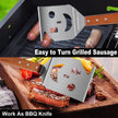 BBQ Accessories for Grill, 7 in 1 Grill Spatula with Fork,17 Inch Barbecue Tools, Dad Gifts, Gifts for Men, Dad, Husband 🍁 All In One Marketplace Canada