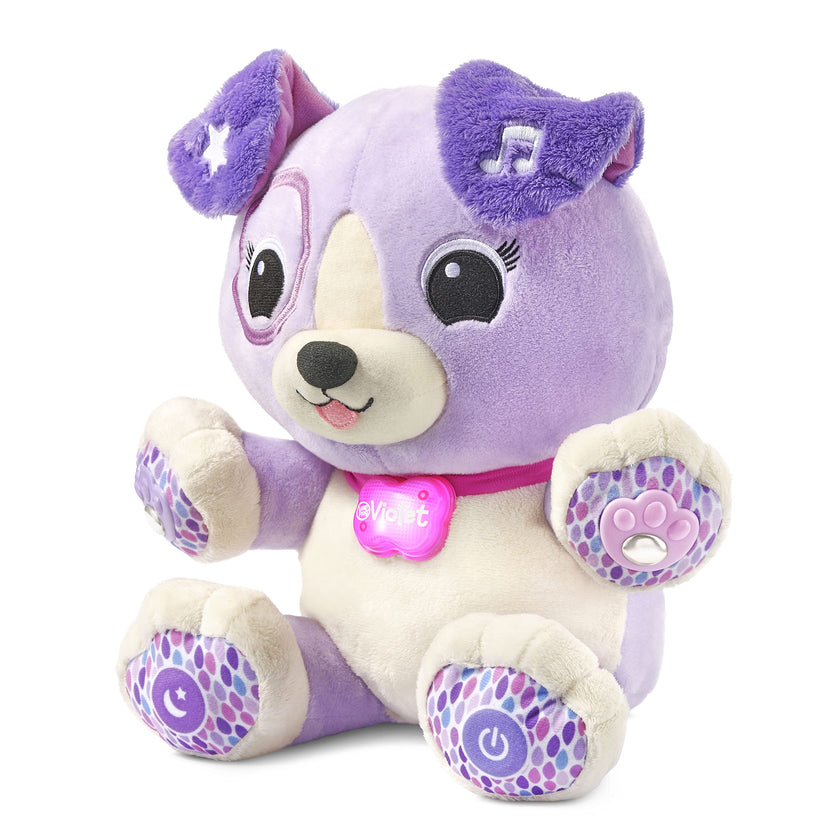 LeapFrog My Pal Violet Smarty Paws, Infant Plush Toy with Personalization, Music and lullabies, Learning Content for Baby to Toddler, English Version 🍁 All In One Marketplace Canada