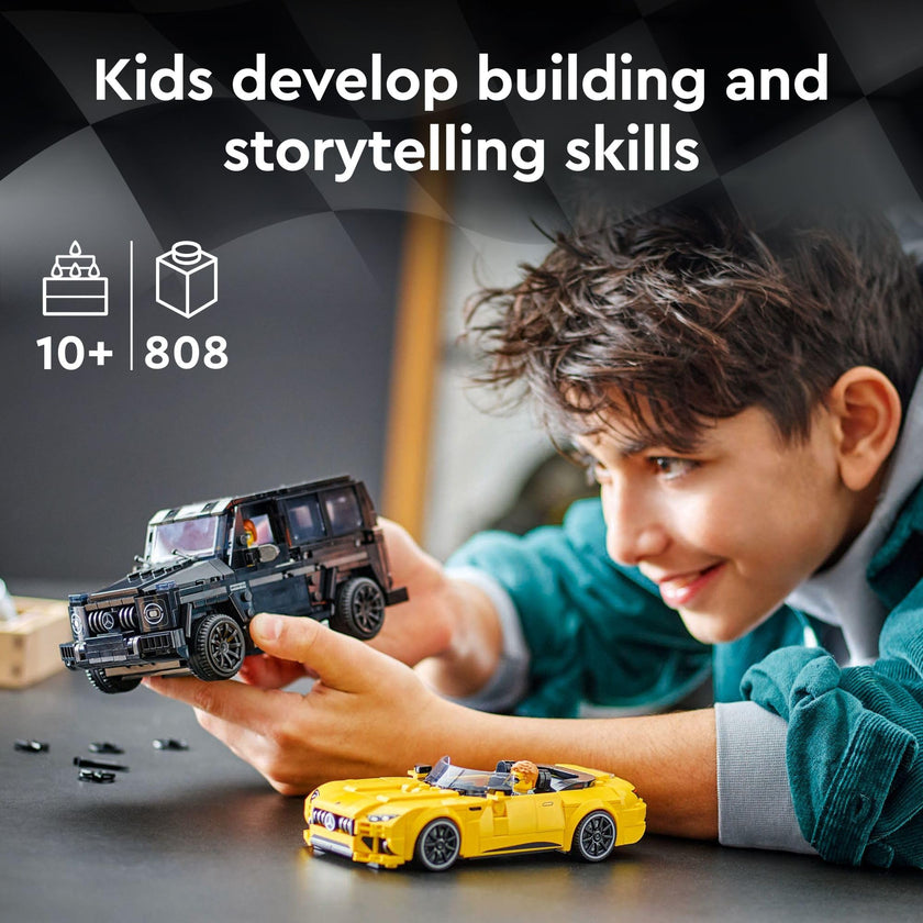 LEGO Speed Champions Mercedes-AMG G 63 & Mercedes-AMG SL 63 Building Toys - Kids Pretend Play Toy Cars for Boys & Girls, Ages 10+ Years - Gifts for Christmas - 76924 🍁 All In One Marketplace Canada