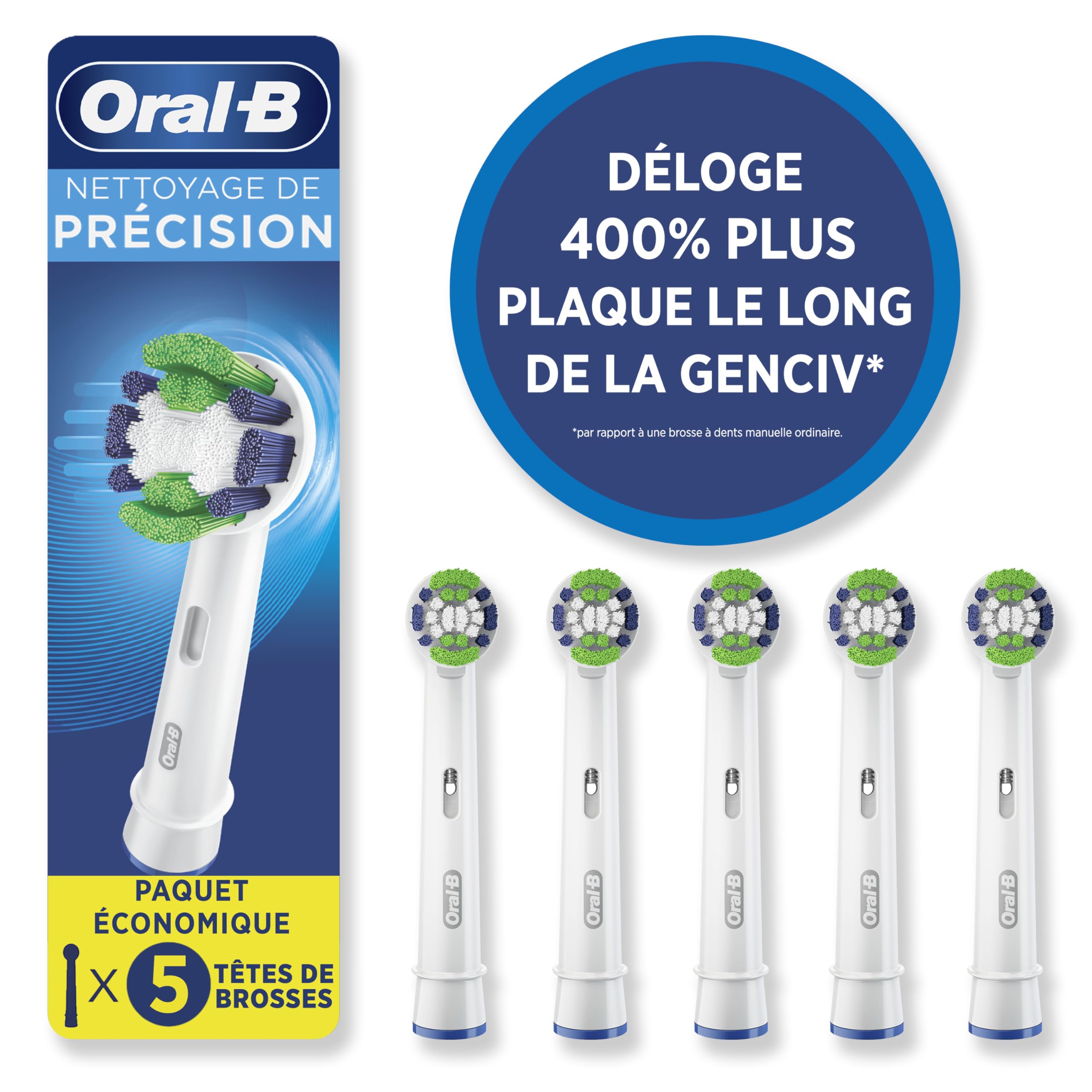 Oral-B Precision Clean Replacement Electric Toothbrush Head, 5 Count 🍁 All In One Marketplace Canada