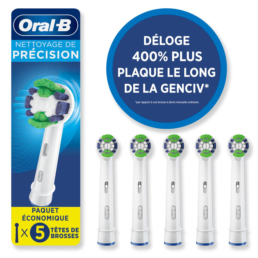 Oral-B Precision Clean Replacement Electric Toothbrush Head, 5 Count 🍁 All In One Marketplace Canada