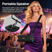Monster Speaker S200 Wireless Portable Bluetooth Speaker, 24H Playtime, IPX6 Waterproof, 50W Stereo Sound, Bluetooth 5.4, Dual Bass Speakers, Perfect for Home, Parties, and Travel.Black 🍁 All In One Marketplace Canada