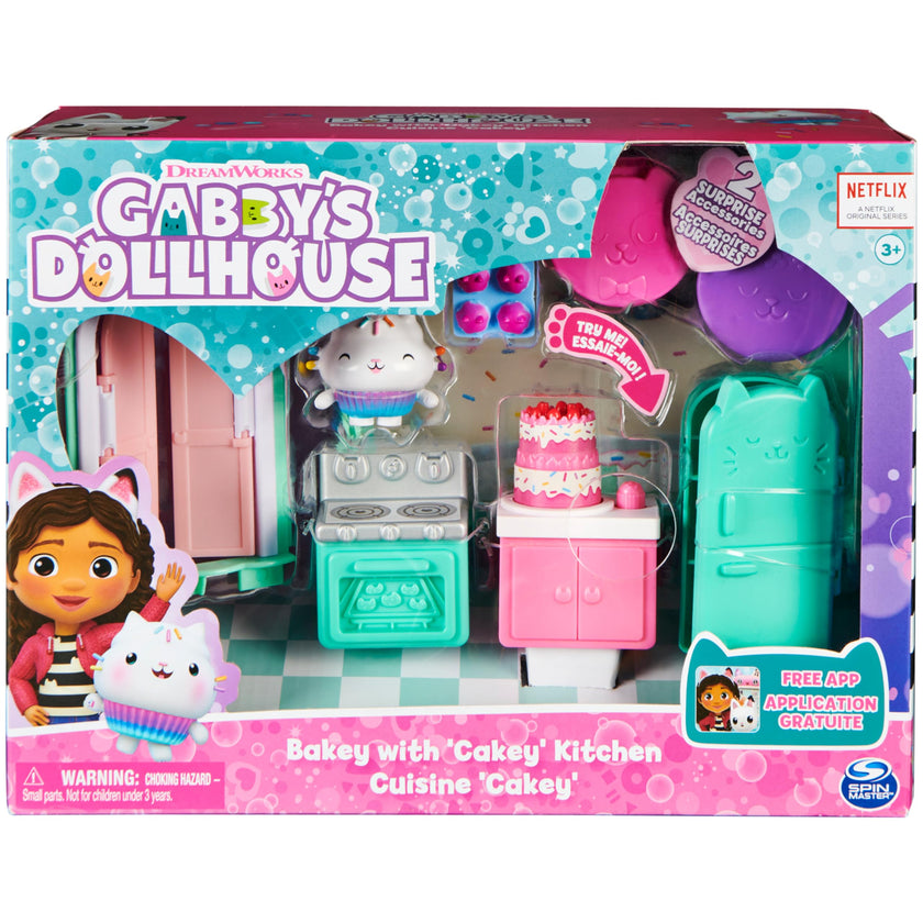 Gabby’s Dollhouse, Bakey with Cakey Kitchen with Figure and 3 Accessories, 3 Furniture and 2 Deliveries, Kids Toys for Ages 3 and up 🍁 All In One Marketplace Canada
