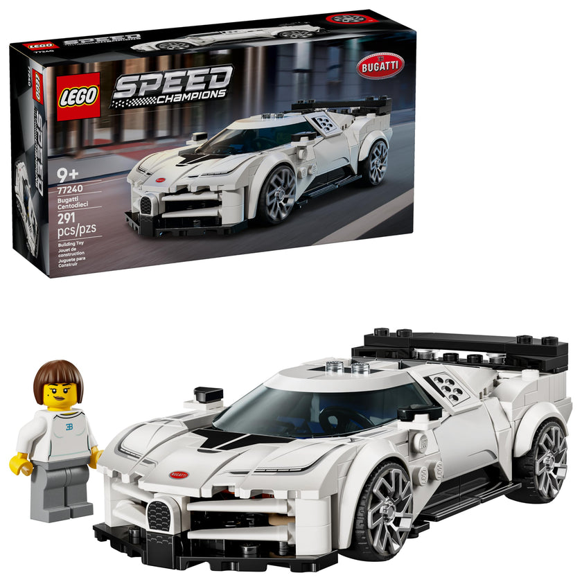 LEGO Speed Champions Bugatti Centodieci Hyper Sports Car Toy - Model Kit & Pretend Play Toy for Boys & Girls, Ages 9+ - Italian Model Car Kit for Racing Fans - Gift Idea for Birthdays - 77240 🍁 All In One Marketplace Canada
