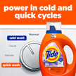 Tide Liquid Laundry Detergent, Iris Bouquet Scent, 100 Loads, Boosted Clean even in cold water, laundry soap, concentrated liquid detergent, 3.69 L 🍁 All In One Marketplace Canada