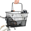 Retrospec Apollo Detachable Front Bike Basket Steel Half-Mesh with Integrated Detachable Hooks and Built-in Handle, Easy Assembly and Portability for Bicycles 🍁 All In One Marketplace Canada