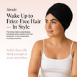 Kitsch Satin Lined Beanie - Softer Than Silk Beanie for Sleeping Women, Breathable Hair Cover for Sleeping, Slouchy Beanies, Bonnets for Women, Hair Wrap, Reduce Breakage for Frizz-Free Hairs - Black 🍁 All In One Marketplace Canada