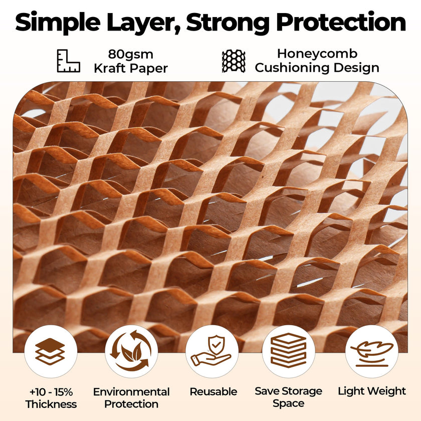 Tera Honeycomb Packing Paper Eco-friendly: 12