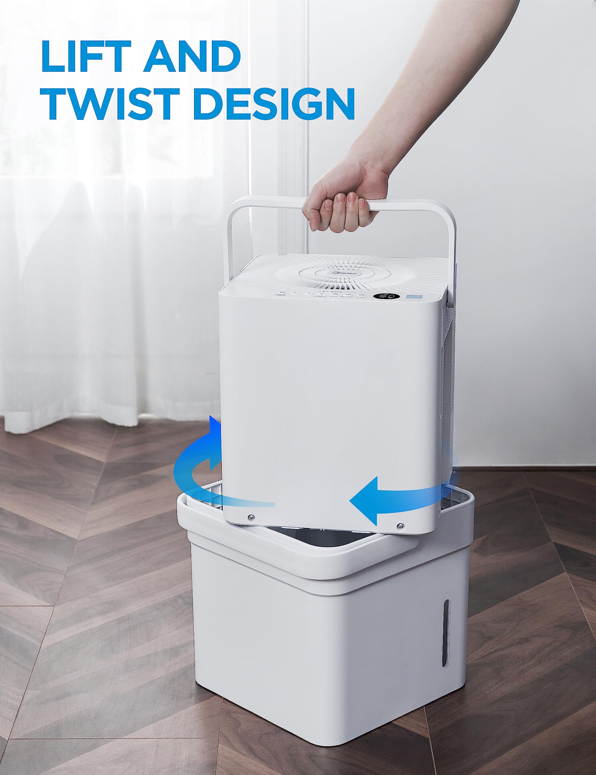 Midea Cube 20 Pint Dehumidifier for Basement and Rooms at Home for up to 1,500 Sq. Ft., Smart Control, Works with Alexa (White), Drain Hose Included, ENERGY STAR 2025 🍁 All In One Marketplace Canada