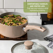 T-Fal Refresh Ceramic Nonstick 12-Piece Cookware Set, Oven Safe Up to 350ºF, Includes Stockpot, Griddle, Frying Pan, Utensils, Ceramic Cookware, Mint Green 🍁 All In One Marketplace Canada