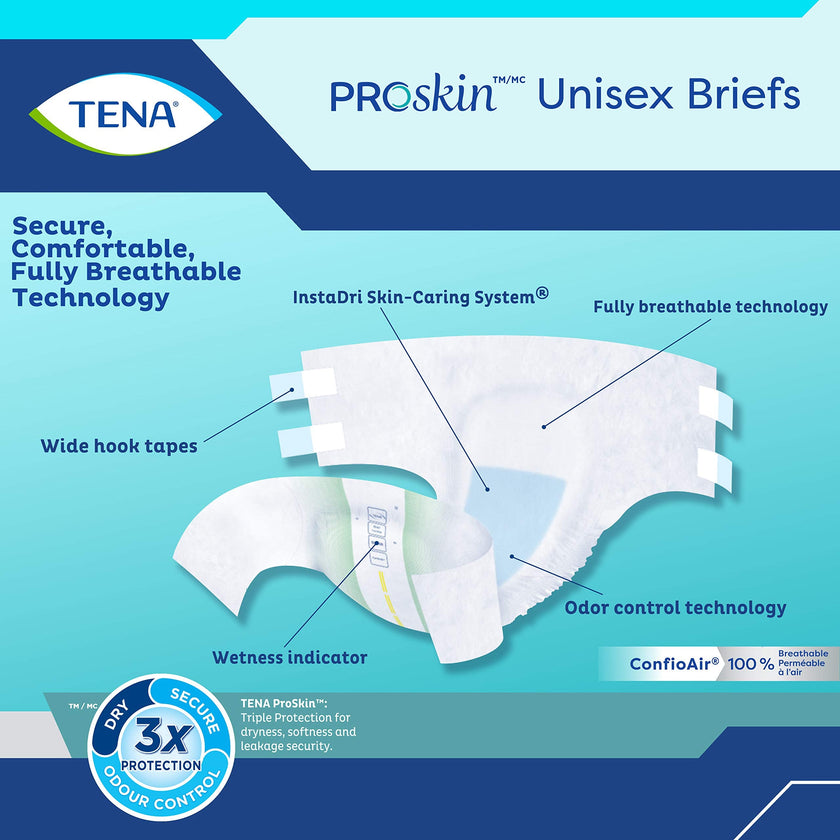 Tena Adjustable Incontinence Briefs, Super Absorbency, Large Waist, 26 Count 🍁 All In One Marketplace Canada