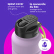 Bubba Trailblazer Stainless Steel Water Bottle with Straw Lid, Vacuum-Insulated, Lavender Frost, 40 oz (1.18 L) 🍁 All In One Marketplace Canada