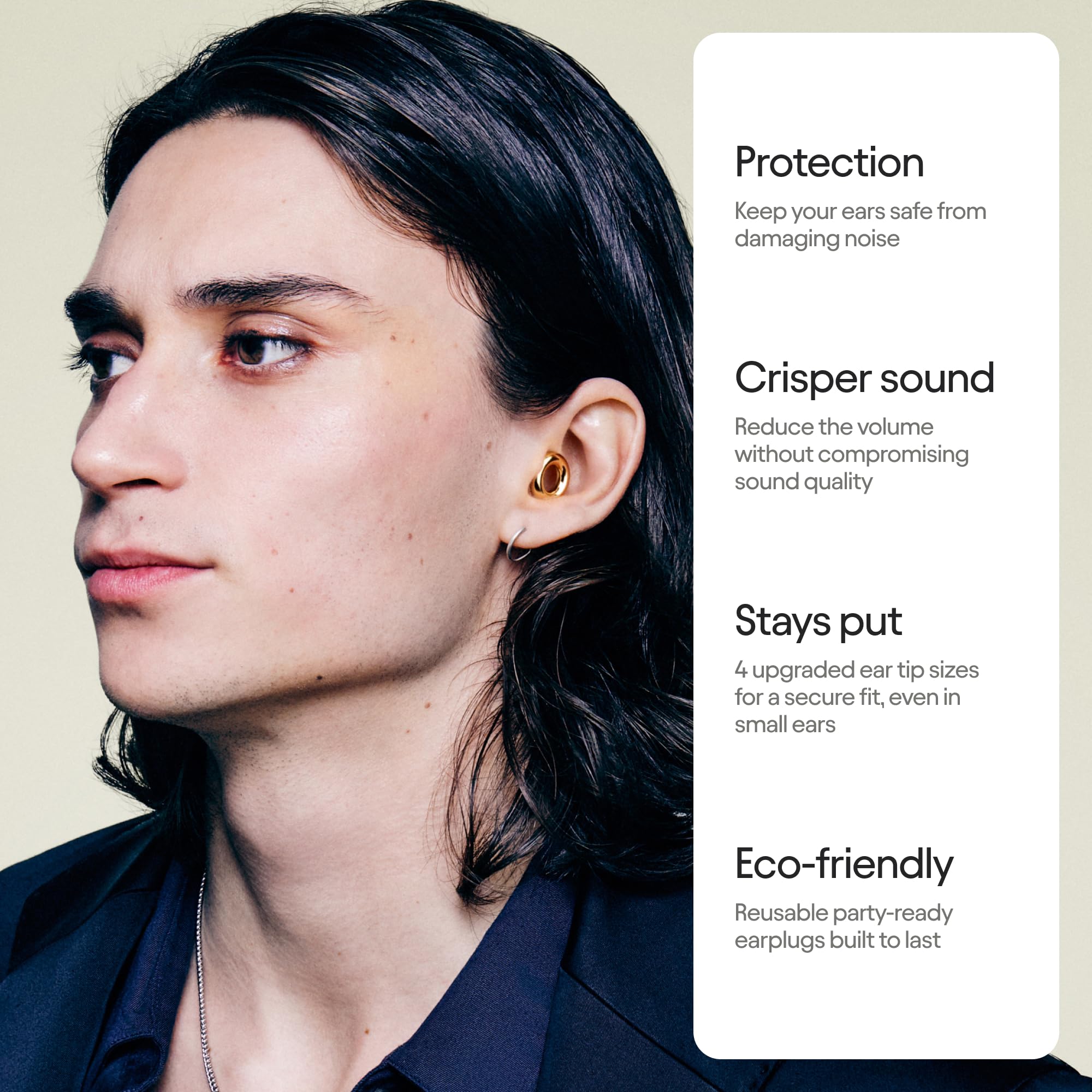 Loop Experience 2 Ear Plugs – Stylish Certified Hearing Protection for Concerts & Festivals, Live Events, Musicians, Sports, DJs and Nightlife – 17dB Noise Reduction Earplugs (High-Fidelity) 🍁 All In One Marketplace Canada