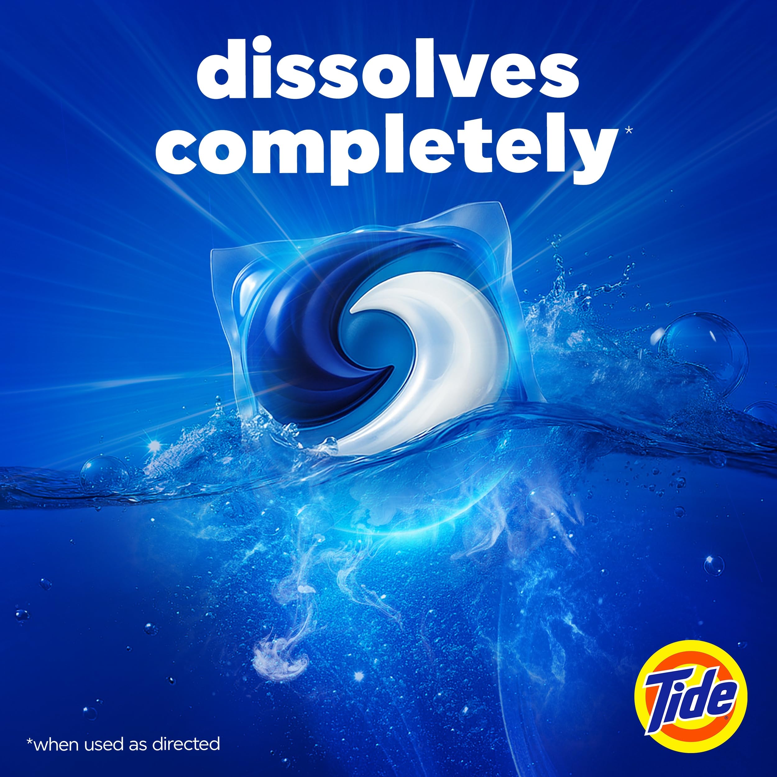 Tide Odour + Oxi Laundry Detergent Pacs, Original Scent, Advanced Odour + Stain Fighter, laudry soap washing detergent pacs, 63 Count 🍁 All In One Marketplace Canada