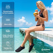 SEEKWAY Water Shoes Women Men Quick-Dry Beach Aqua Socks Barefoot Non Slip Swim Pool Outdoor Surf River Lake Yoga SK001 Black Size 11.5-12.5 W/10.5-11.5 M 🍁 All In One Marketplace Canada