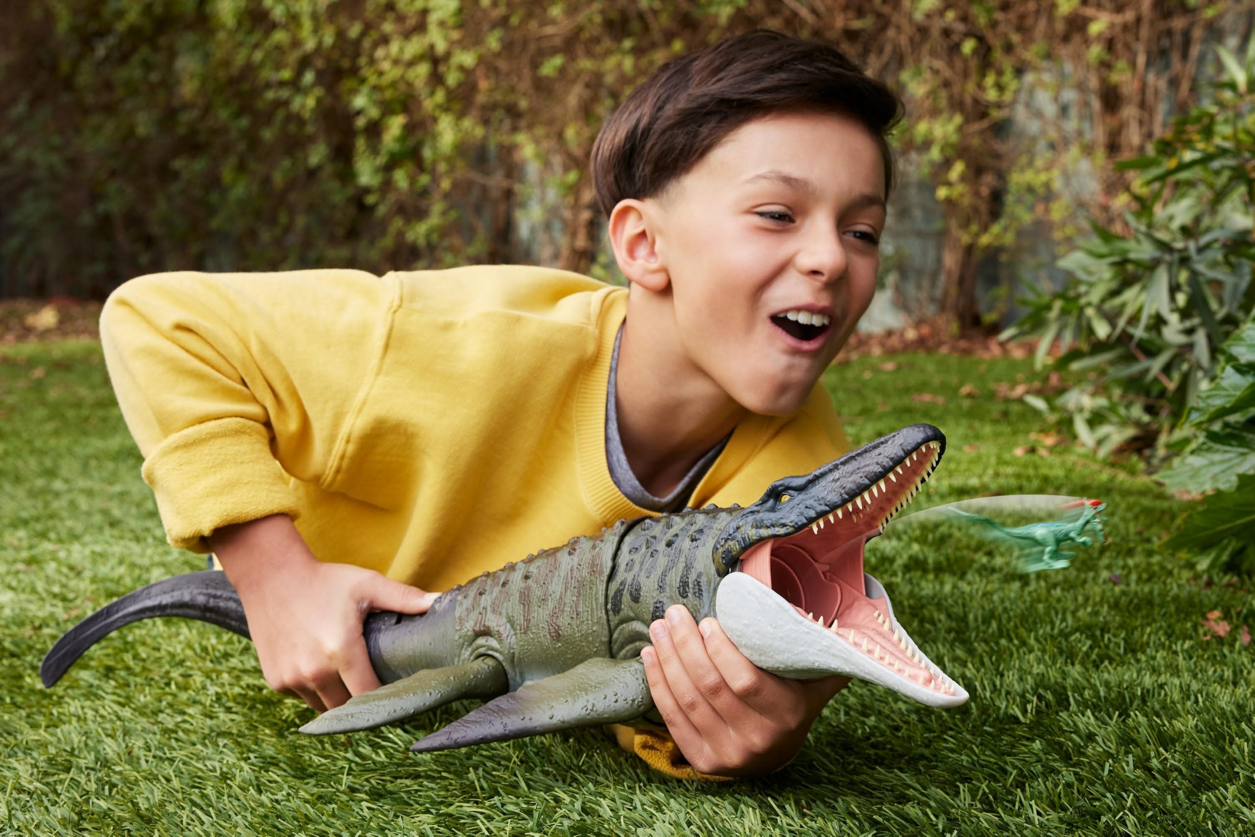 Mattel Jurassic World Rebirth Bite N Blast Mosasaurus & Mini Dinosaur 🍁 All In One Marketplace Canada