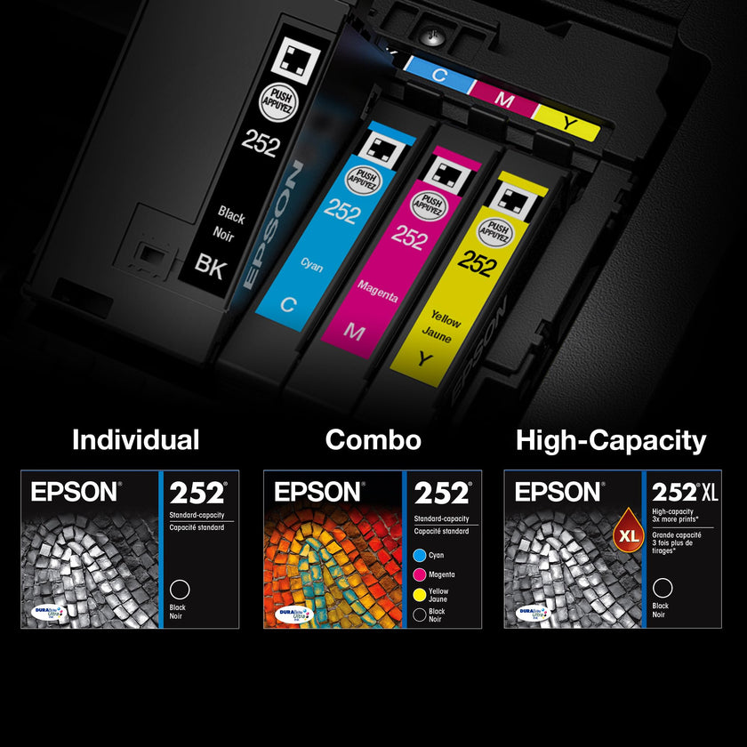 Epson 252XL Genuine High Capacity Black Ink Cartridge T252XL120 🍁 All In One Marketplace Canada