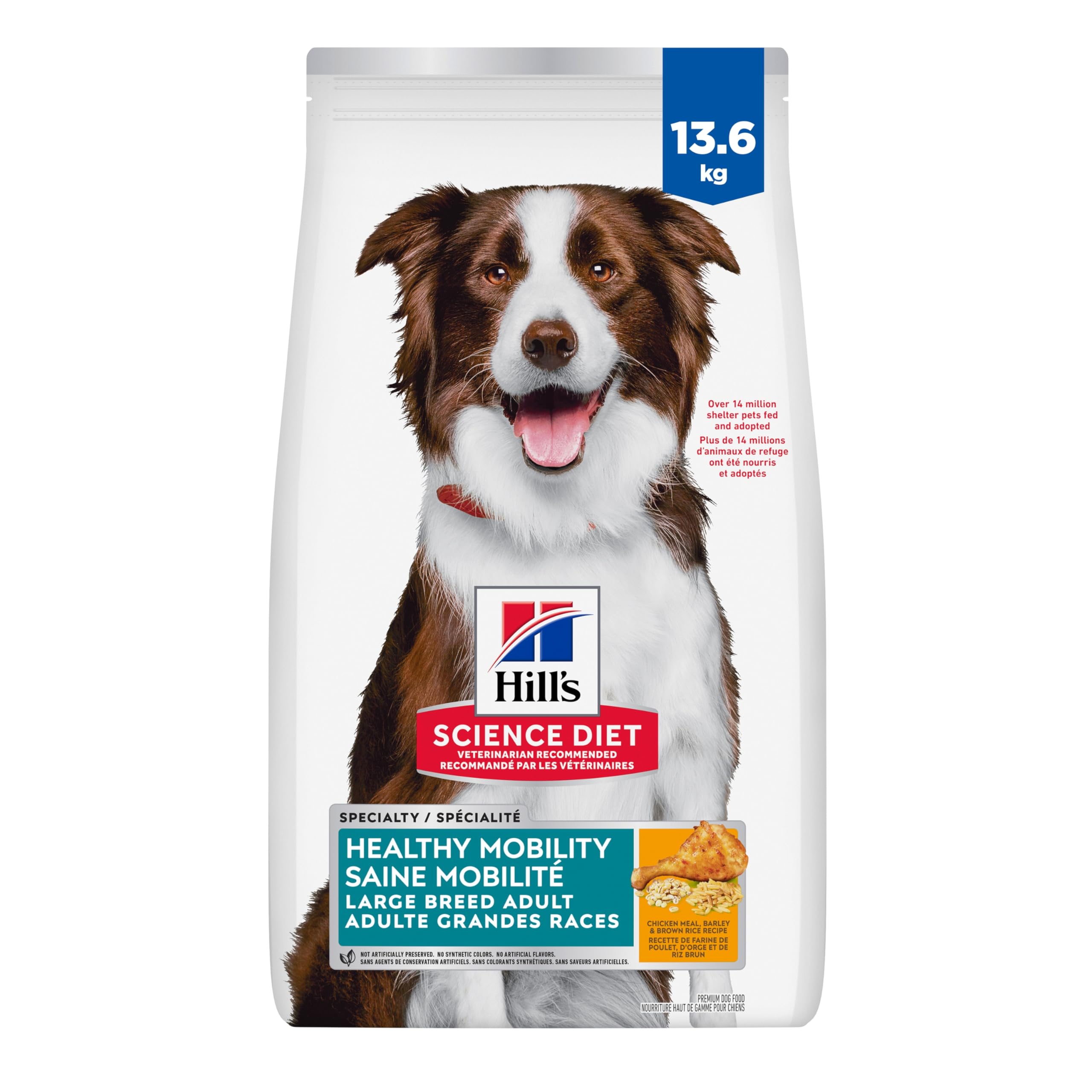 Hill's Science Diet Adult Healthy Mobility Large Breed Chicken Meal, Brown Rice & Barley Recipe Dry Dog Food 13.6 kg Bag 🍁 All In One Marketplace Canada