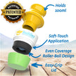 Solar Buddies Sunscreen Applicator - Green & Blue Duo - Refillable Roll on Sponge Sunscreen, Suncream & Lotion Applicator For Kids, Adults & Families - Holds 100ml, Perfect Size for Travel 🍁 All In One Marketplace Canada
