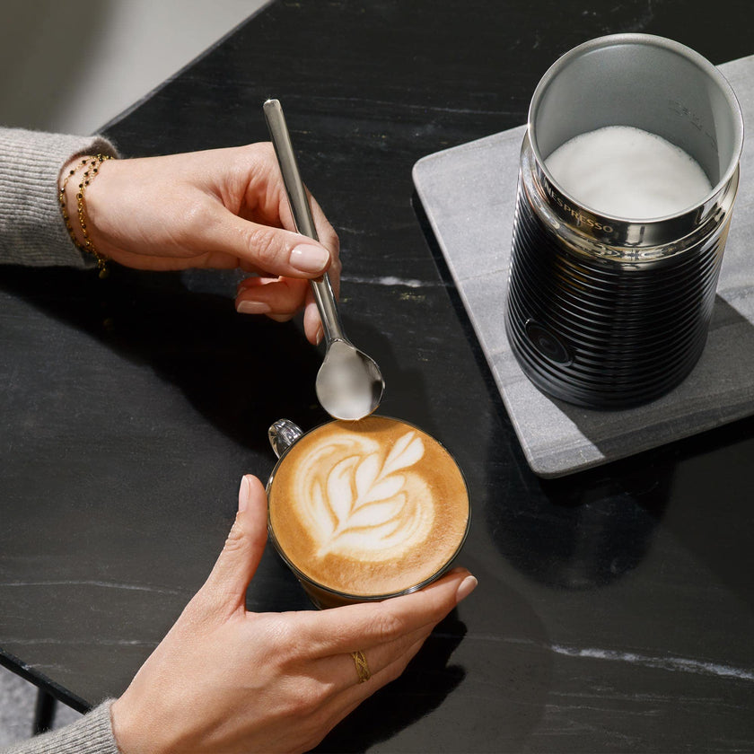 Nespresso Aeroccino 3 Milk Frother - Automatic Hot & Cold Foam Maker for Coffee, Latte, Cappuccino, and Macchiato - Black 🍁 All In One Marketplace Canada