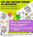 Premium Printable Vinyl Sticker Paper for Inkjet Printer and Laser - 20 White Matte Sticker Paper Waterproof - Durability Adhesive Paper 8.5 x 11, Fast Dry, Holds Ink Well, Great for Cutting Machines 🍁 All In One Marketplace Canada